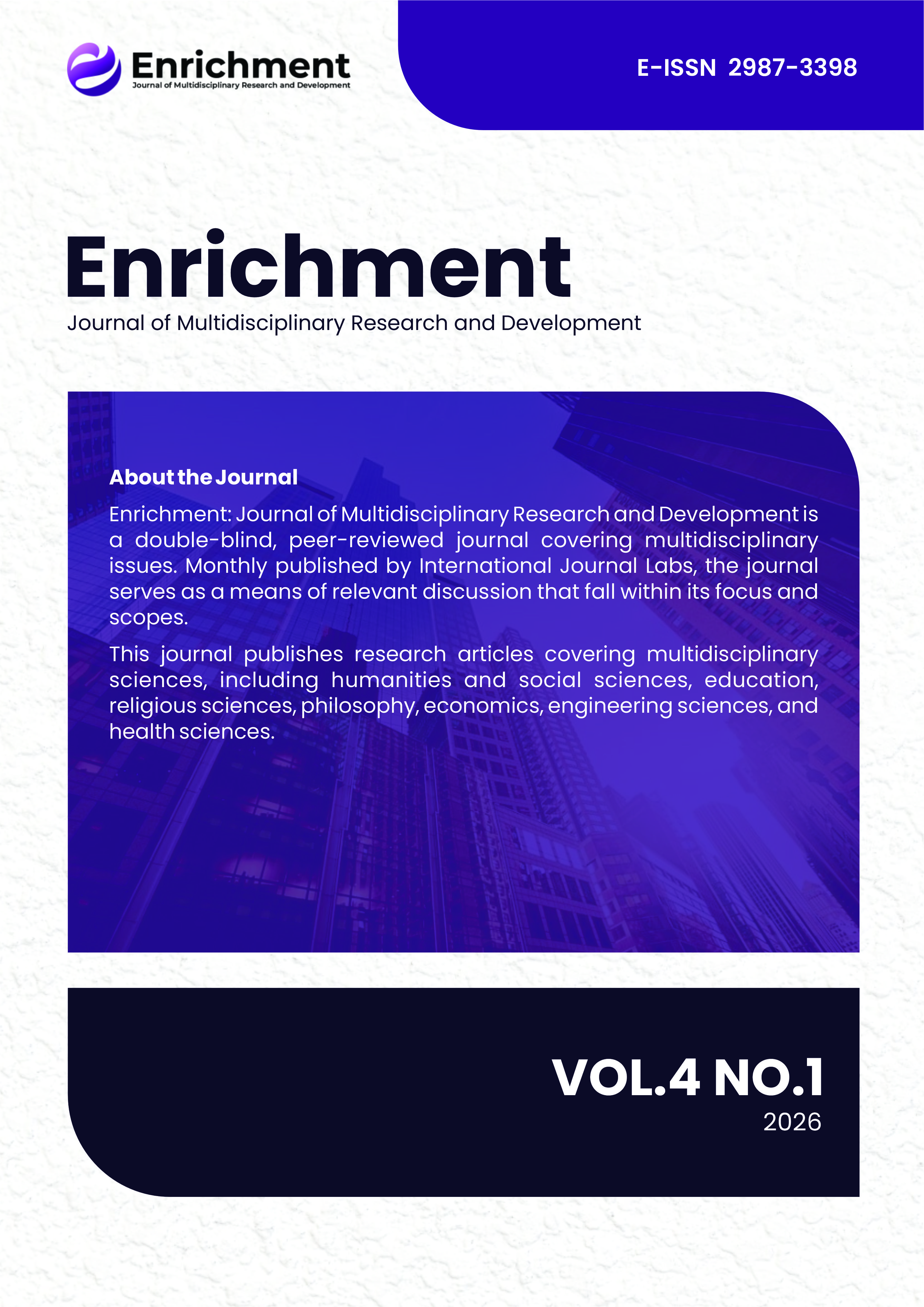 					View Vol. 4 No. 1 (2026): Enrichment: Journal of Multidisciplinary Research and Development
				
