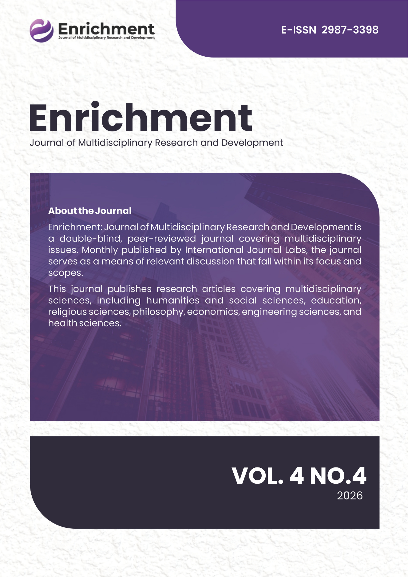 					View Vol. 4 No. 4 (2026): Enrichment: Journal of Multidisciplinary Research and Development
				