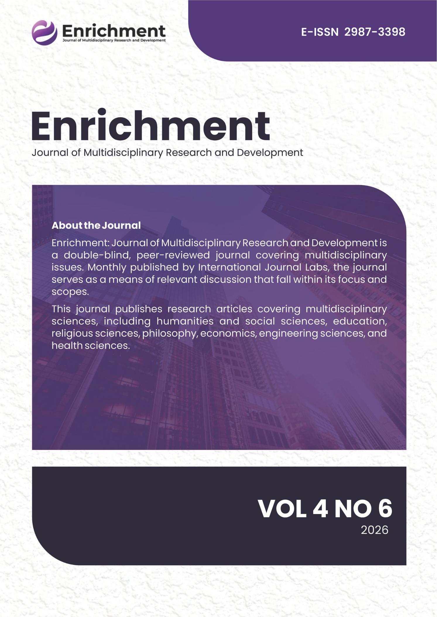 					View Vol. 4 No. 6 (2026): Enrichment: Journal of Multidisciplinary Research and Development
				
